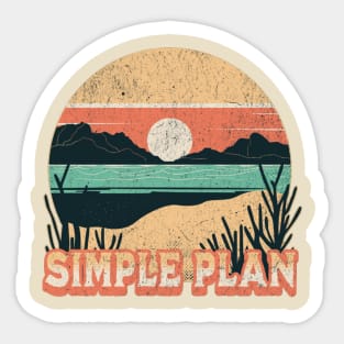 SIMPLE PARADISE BAND Sticker